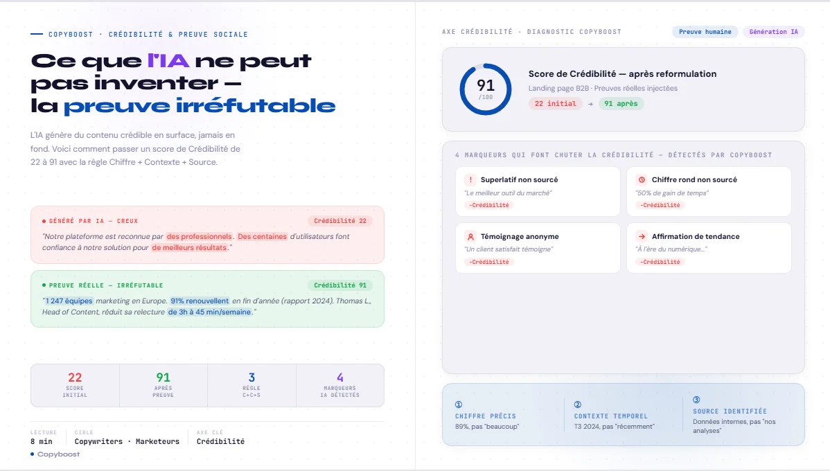 Le Test de Turing du Marketing : Comment injecter de la Preuve Sociale là où l'IA ne sait qu'inventer